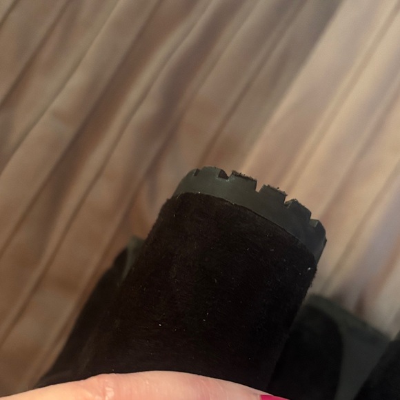 Karl Lagerfeld Black Suede Ankle Boots size 8 - Picture 10 of 16